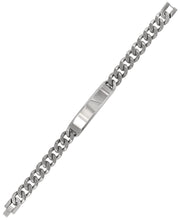 Load image into Gallery viewer, Sutton Stainless Steel Curb Link Chain ID Bracelet