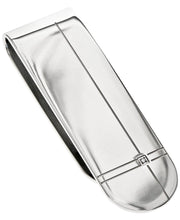 Load image into Gallery viewer, Sutton Stainless Steel Diamond Accent Etched Money Clip