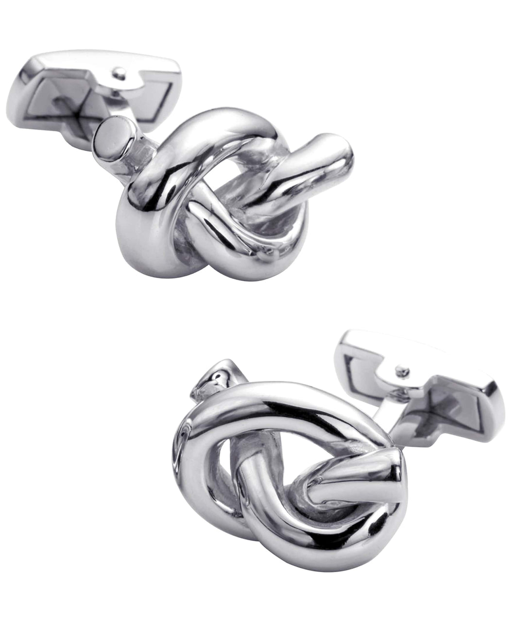 Sutton Sterling Silver Rope Knot Cufflinks