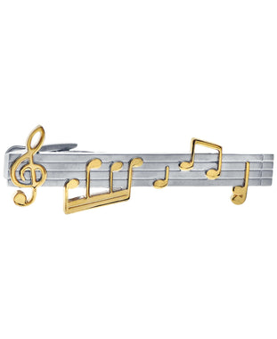 Sutton Music Note Tie Clip