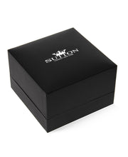 Load image into Gallery viewer, Sutton Stainless Steel Black and Rose Gold Link Bracelet Gift Box