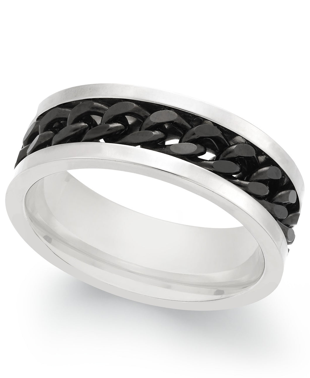 Men's Two-Tone Chain Ring