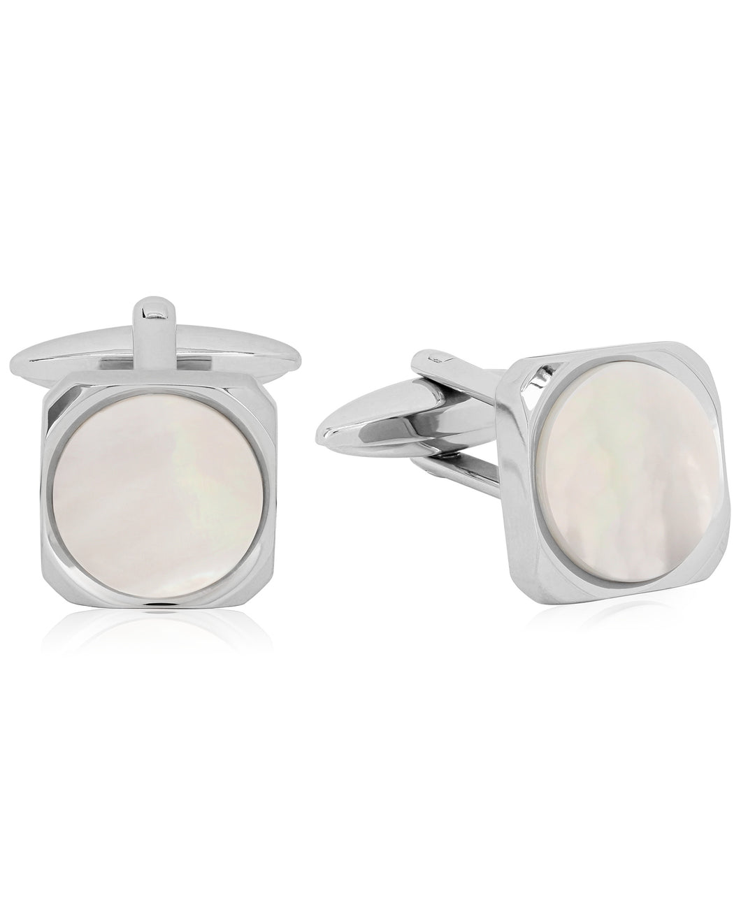 Sutton Stainless Steel and Stone Cufflinks