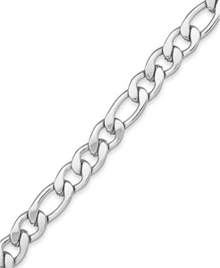 Men's Stainless Steel Figaro Link Bracelet