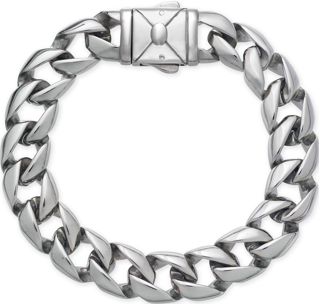Men's Stainless Steel Heavy Link Chain Bracelet