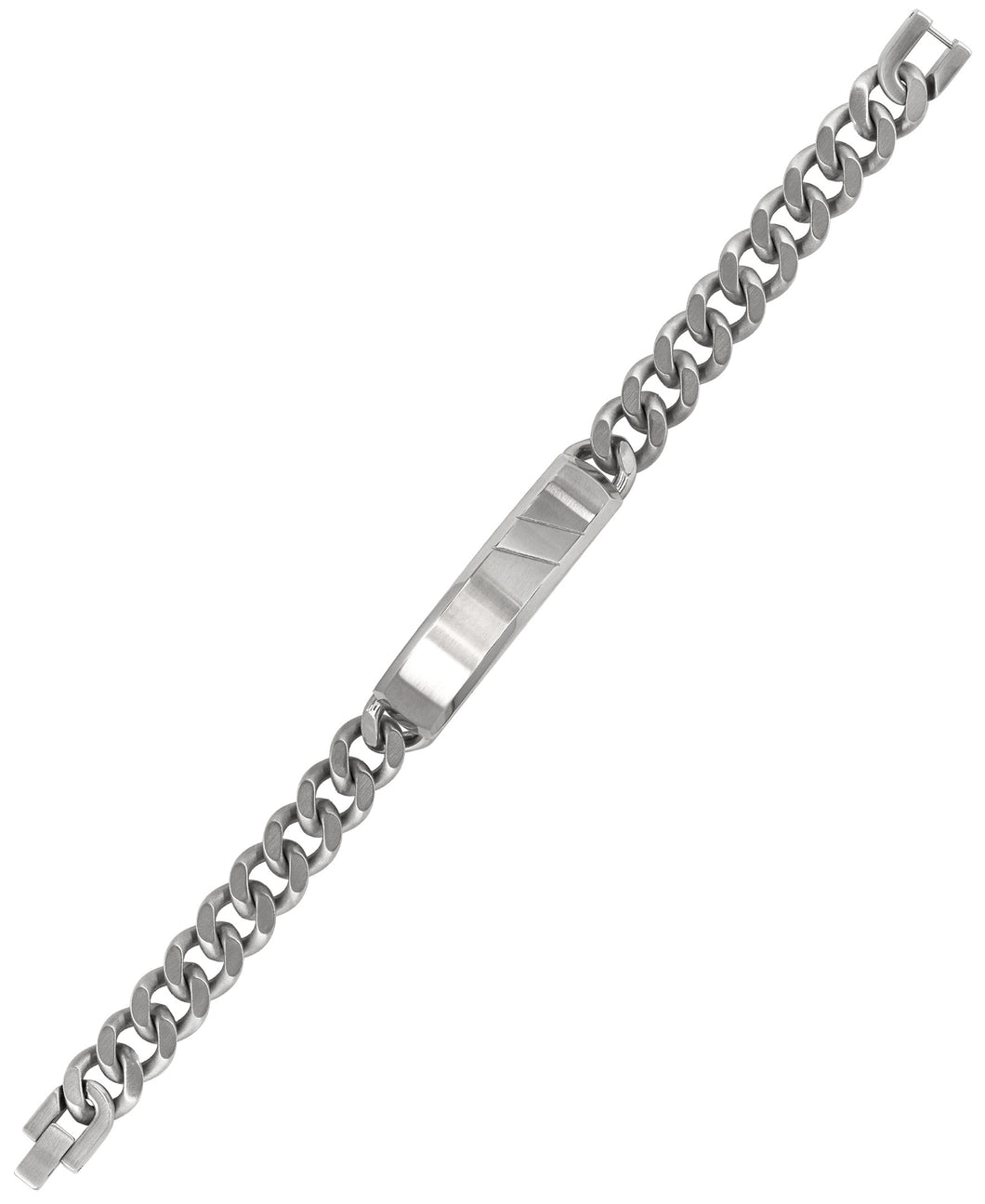 Sutton Stainless Steel Curb Link Chain ID Bracelet