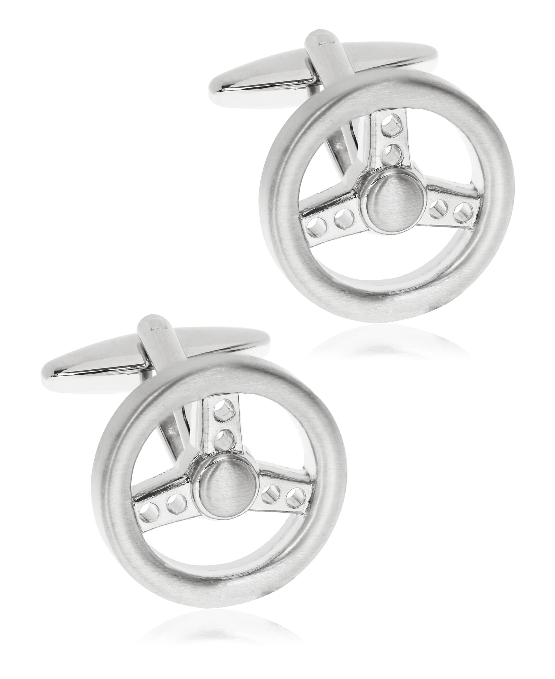 Sutton Silver Tone Steering Wheel Cufflinks Sutton Men Official