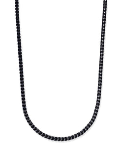 Men's Black-Tone Chain Necklace