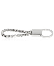 Load image into Gallery viewer, Sutton Stainless Steel Box Chain Key Ring