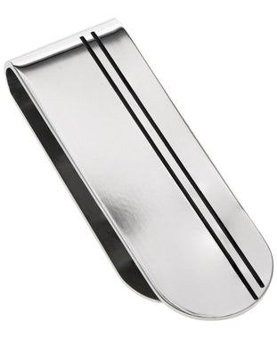 Sutton Stainless Steel Etched Money Clip