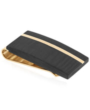 Load image into Gallery viewer, Sutton Gold-Tone Stainless Steel and Carbon Fiber Money Clip