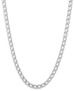 Men's Stainless Steel Curb-Link Chain Necklace