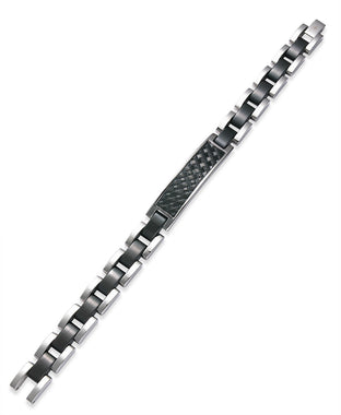 Men's Two-Tone Stainless Steel Link Bracelet